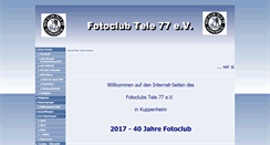 Desktop Screenshot of fotoclub-kuppenheim.de
