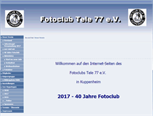 Tablet Screenshot of fotoclub-kuppenheim.de